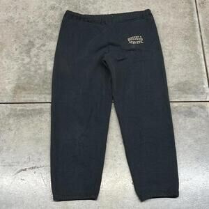 vintage russell athletics faded black relaxed baggy fit jogger sweatpants